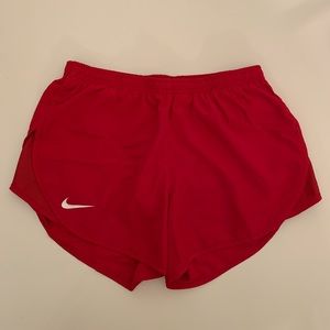 Nike Dri-Fit Red Running Shorts